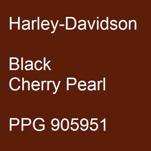 Harley-Davidson, Black Cherry Pearl, PPG 905951.